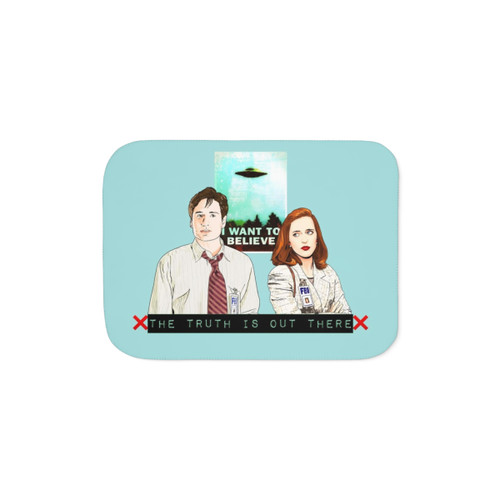 The X-Files I Want to Believe Sherpa Blanket