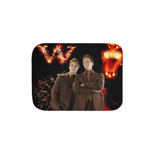 Fred and George Weasley Sherpa Blanket for Harry Potter Fans