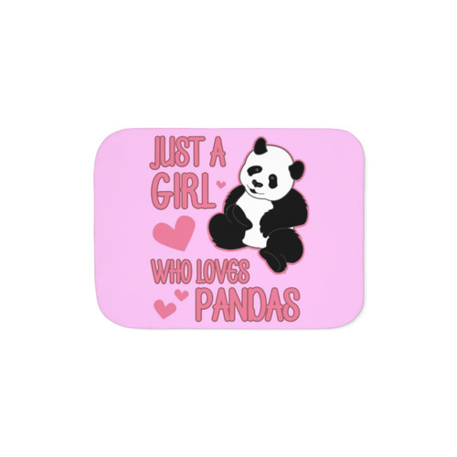 Cute Panda Sherpa Blanket for Panda Lovers