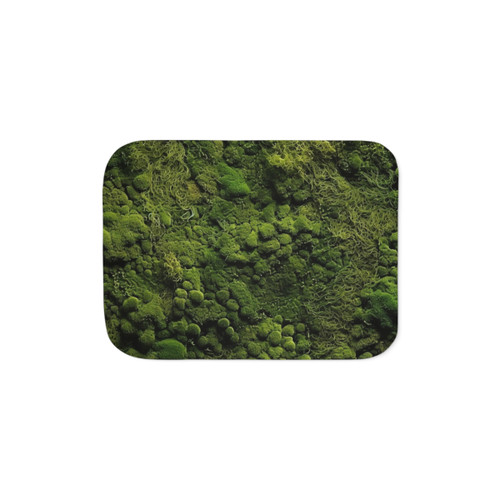 Moss Pattern Sherpa Blanket