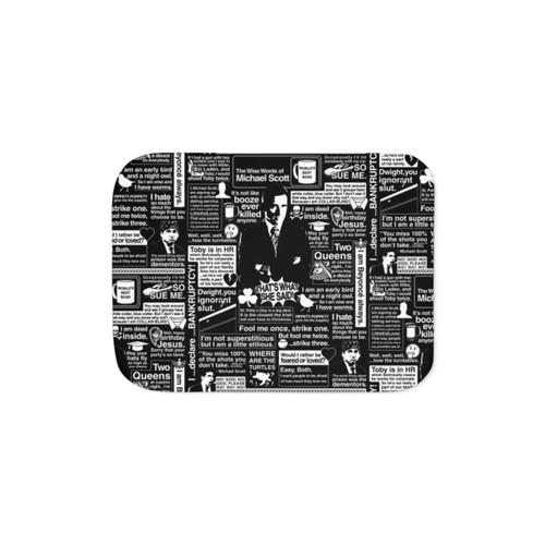 The Wise Words of Michael Scott Sherpa Blanket