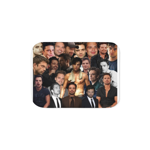 Sebastian Stan Sherpa Blanket