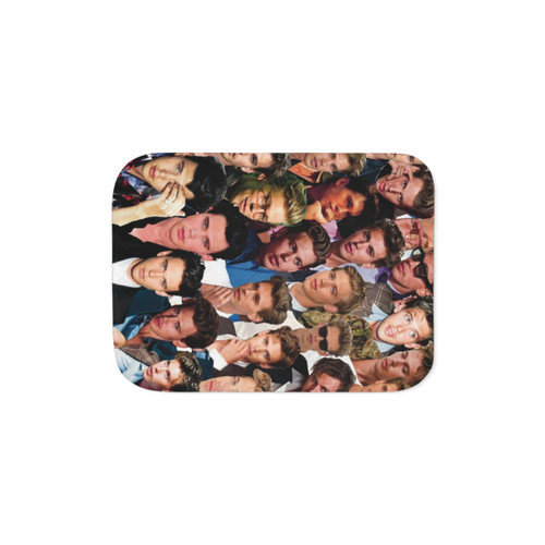 Austin Butler Photo Collage Sherpa Blanket