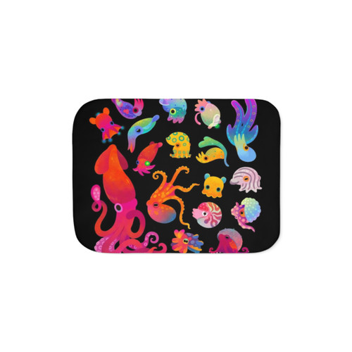 Cephalopod Sherpa Blanket - Soft & Cozy Octopus Blanket