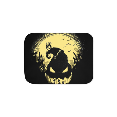 Nightmare Before Christmas Sherpa Blanket featuring Jack Skellington