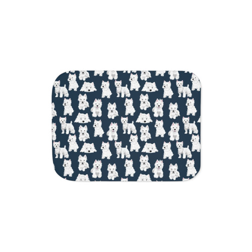 Westie Sherpa Blanket for Dogs