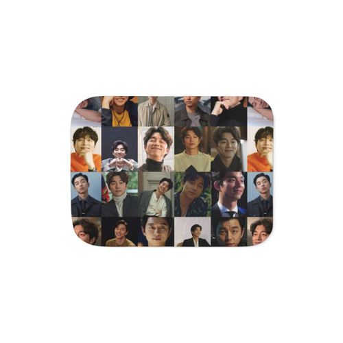 Gong Yoo Sherpa Blanket - Soft and Warm Korean Drama Fan Throw