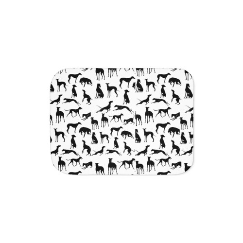 Cozy Greyhound Sherpa Blanket for Home Decor