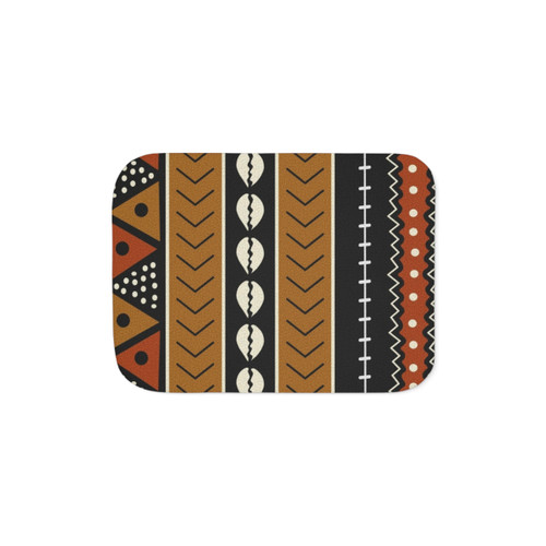 Tribal Mudcloth Sherpa Blanket