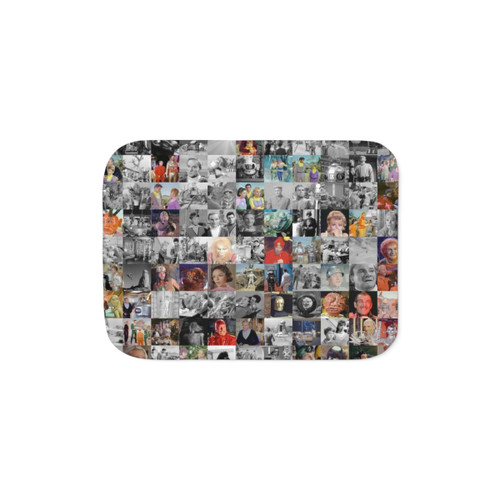 Lost in Space Themed Sherpa Throw Blanket