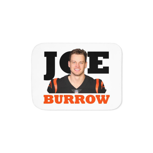 Joe Burrow Bengals Football Sherpa Blanket