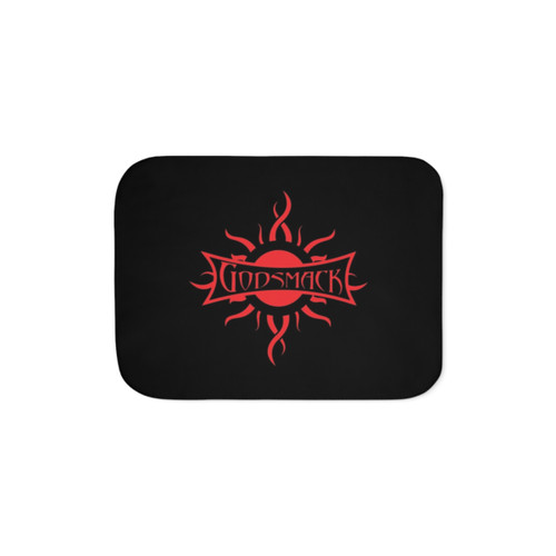 Godsmack Red Logo Sherpa Blanket