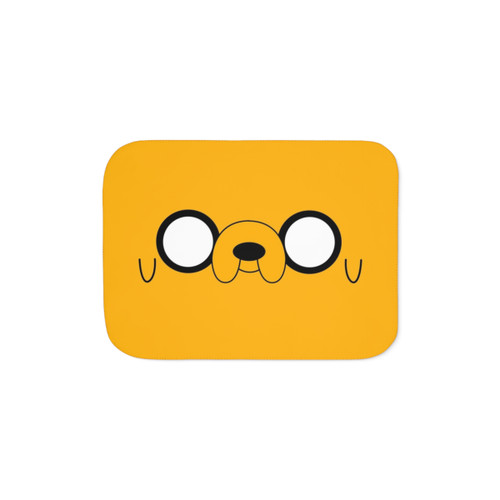 Adventure Time Jake's Eyes Sherpa Blanket