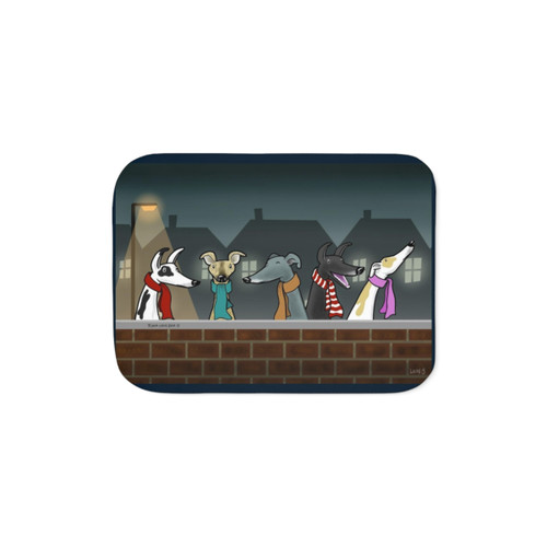 Soft Sherpa Fleece Blanket for Greyhound Dogs