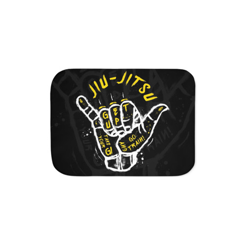 Jiu-Jitsu Sherpa Blanket - Go Train!