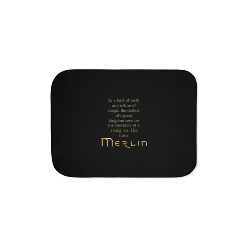 Merlin Sherpa Blanket - Cozy Throw with Magical Design