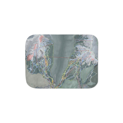 Whistler Blackcomb Resort Sherpa Blanket