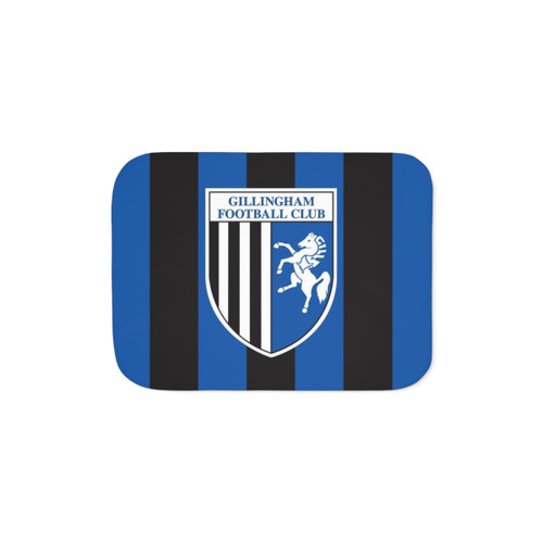 Gillingham FC logo Sherpa blanket