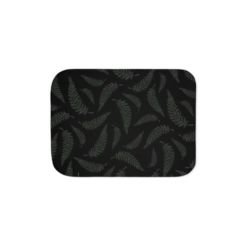 Fern Witch Sherpa Blanket - Cozy Nature-Inspired Throw