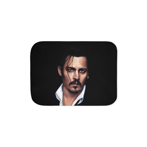 Johnny Depp Sherpa Fleece Blanket