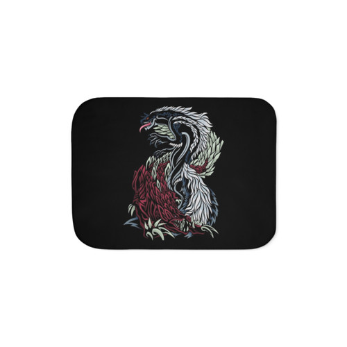 Monster Hunter Tobi Kadachi and Odogaron Sherpa Blanket