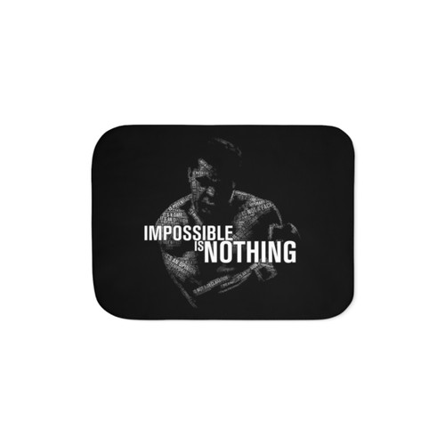 Muhammad Ali Sherpa Blanket - Vintage Boxing Art