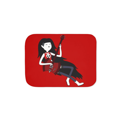 Marceline Sherpa Blanket - Adventure Time Inspired Cozy Throw