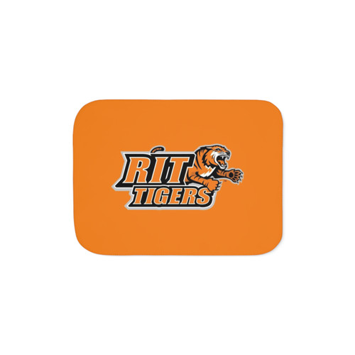 RIT Tigers Sherpa Blanket for Sports Fans