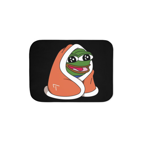 Peepoblanket Emote Soft Sherpa Blanket