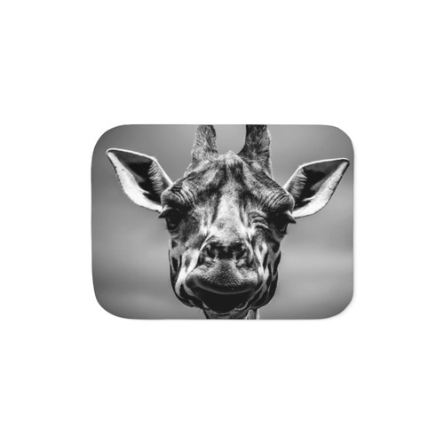 Giraffe Love Sherpa Blanket