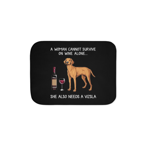 Vizsla Dog Sherpa Blanket