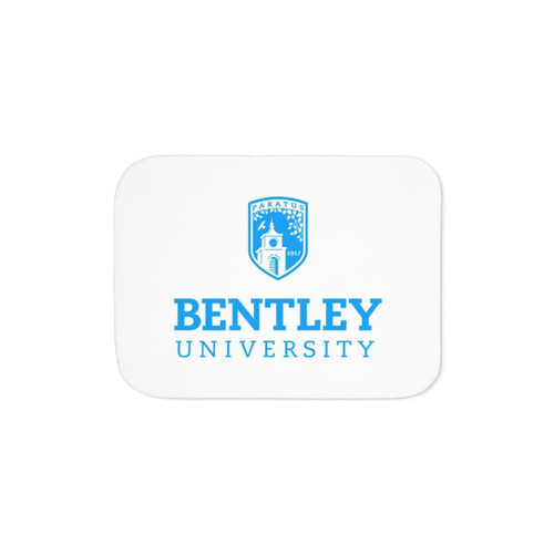 Bentley University Sherpa Fleece Blanket