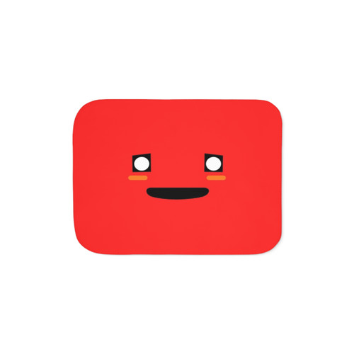 Cute Miata Face Sherpa Blanket