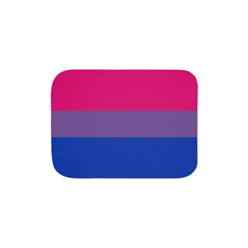 Bisexual Pride Sherpa Blanket