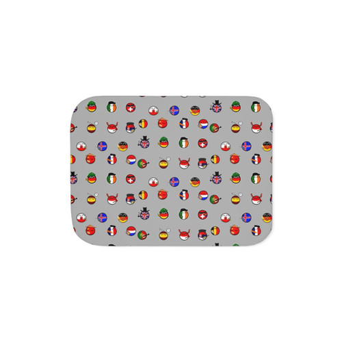 Countryballs Sherpa Blanket