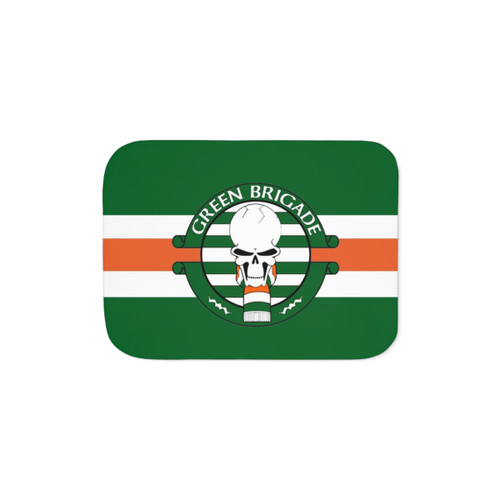 Green Brigade Sherpa Blanket for Celtic Football Club Fans