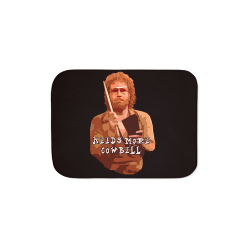 Sherpa Blanket with Cowbell Humor Design