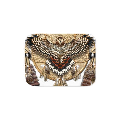 Red-Tail Hawk Dreamcatcher Sherpa Blanket
