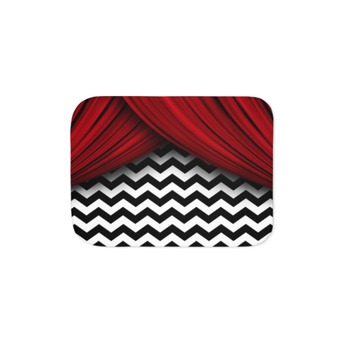 Twin Peaks Chevron Sherpa Blanket