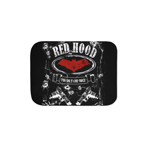 Red Hood Whiskey-Style Sherpa Blanket