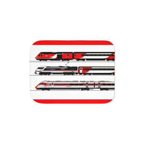 LNER Locomotives Sherpa Blanket