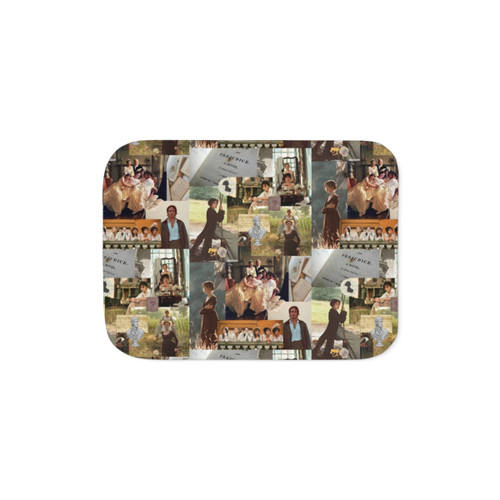 Pride and Prejudice Sherpa Blanket