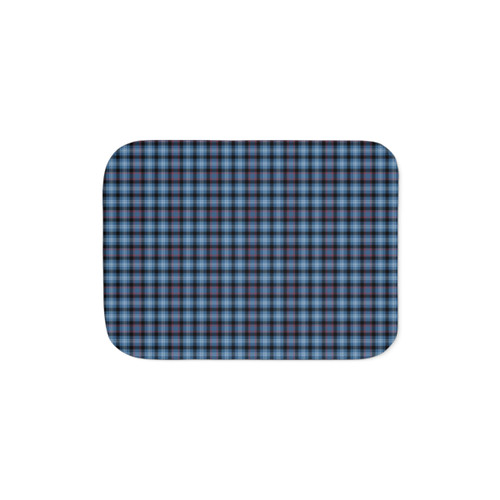 Fitzgerald Tartan Pattern Blue Irish Plaid Sherpa Blanket