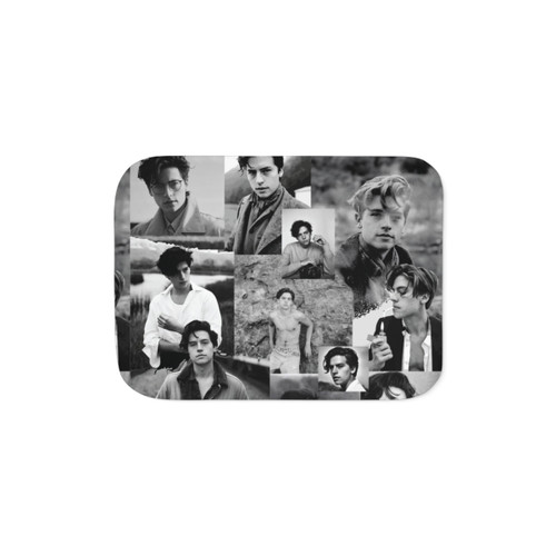 Cole Sprouse Sherpa Blanket Featuring Riverdale Characters