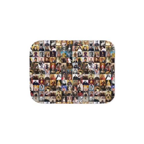 Saints Sherpa Blanket - All Saints, Catholic Saints Collection