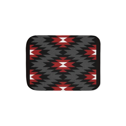 Native American Artwork Sherpa Blanket
