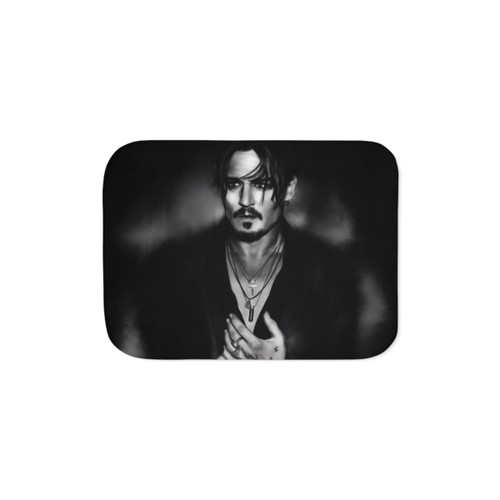 Johnny Depp Sherpa Blanket
