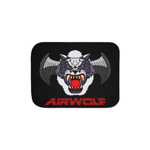 Airwolf Sherpa Fleece Blanket - 80s Retro TV Series Inspired