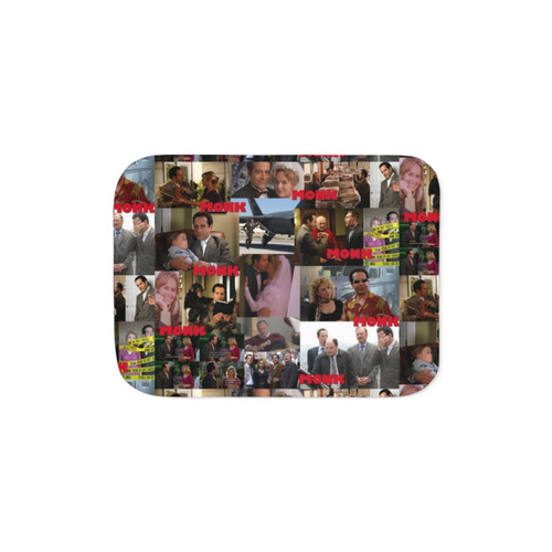 Monk Themed Sherpa Blanket