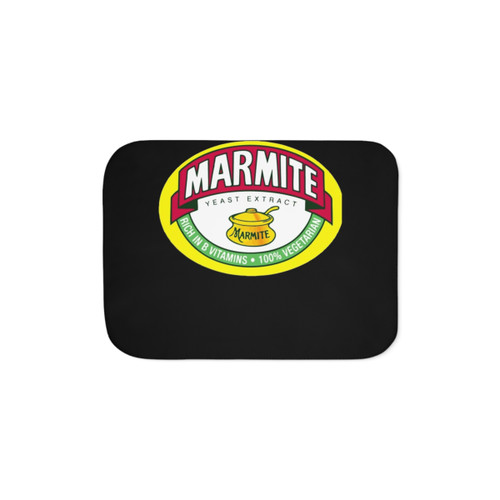 Marmite Logo Yeast Sherpa Blanket